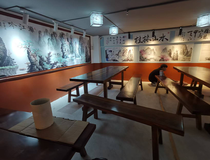 餐饮店广告装饰制作安装